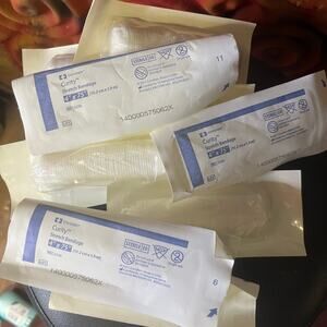 Bundle lot of 9 Curity Stretch Bandage, 4 X 75 inches